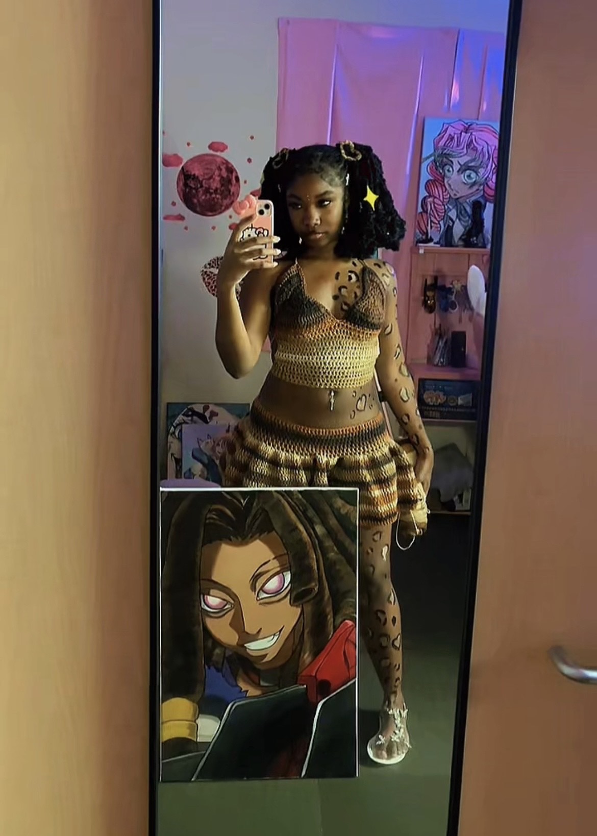 Clock Ruffle Crochet Set